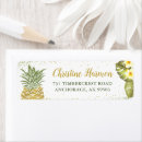 Search for pineapple return address labels Aloha
