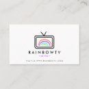 Search for television business cards Broadcast