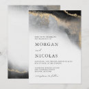 Search for black marble wedding invitations Modern