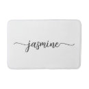 Search for monogrammed bath mats Typography
