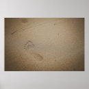 Search for footprints in the sand posters Nature