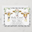 Search for cow baby girl shower invitations Pink floral