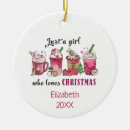 Search for just a girl who loves christmas tree decorations Pink
