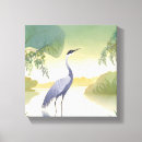 Search for bird canvas prints Crane