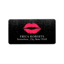 Search for lip return address labels Makeup artist