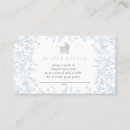 Search for reception business cards Bridal shower