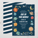 Search for galaxy birthday invitations Out of this world