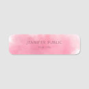 Search for pink name tags Company corporate business employee