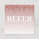 Search for eyelash referral cards Makeup artist