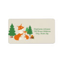 Search for red fox return address labels Baby shower