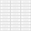 Search for party address stickers Black and white