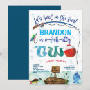 Search for gone fishing birthday invitations The big one