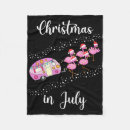 Search for christmas flamingo blankets Christmas in july