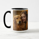 Search for black dog paw mugs Simple cute funny