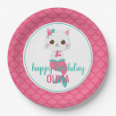 Search for feline plates Party