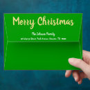 Search for christmas envelopes Green