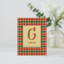 Search for gingham monogram postcards Tartan