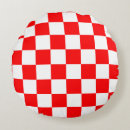 Search for red and white check cushions Chequered