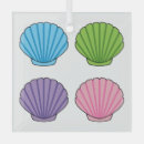 Search for seashell christmas tree decorations Pink