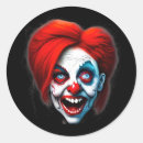 Search for horror clown stickers Scary