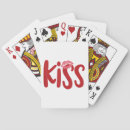 Search for kissing playing cards Red