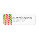 Search for green chevron return address labels Trendy