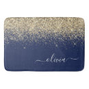 Search for navy blue gold bath mats Modern