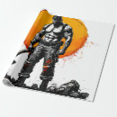 Search for warrior wrapping paper Mediaeval