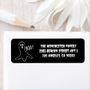 Search for boo return address labels Funny