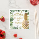 Search for pineapple napkins Tropical birthday