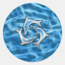 Search for blue dolphin stickers Porpoise