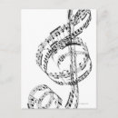 Search for clef postcards Musical note