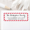 Search for peppermint candy return address labels Winter