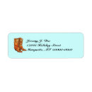 Search for leather return address labels Cowgirl