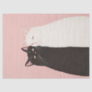 Search for black and white tissue paper Cats