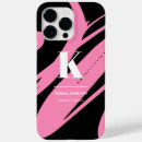 Search for black and white abstract iphone cases Pink