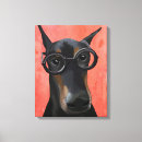 Search for animals with glasses canvas prints Antique