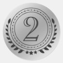 Search for second place stickers Silver
