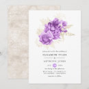 Search for purple and ivory wedding invitations Vintage