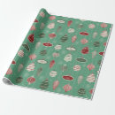 Search for mint green christmas wrapping paper Vintage