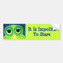 Search for staring bumper stickers Stare