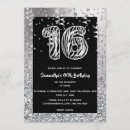 Search for black silver zebra invitations Glitter