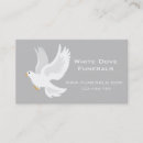 Search for white dove business cards Undertaker