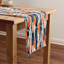 Search for orange and white table runners Abstract