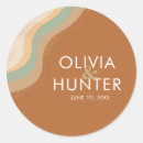 Search for bohemian wedding stickers Burnt orange