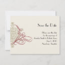 Search for gold snowflake save the dates Red and gold