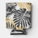 Search for palm leaves can coolers Gold