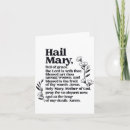 Search for hail mary prayer cards Christian