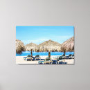 Search for beach umbrella canvas prints Blue