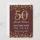 Search for burgundy 50th birthday invitations Gold